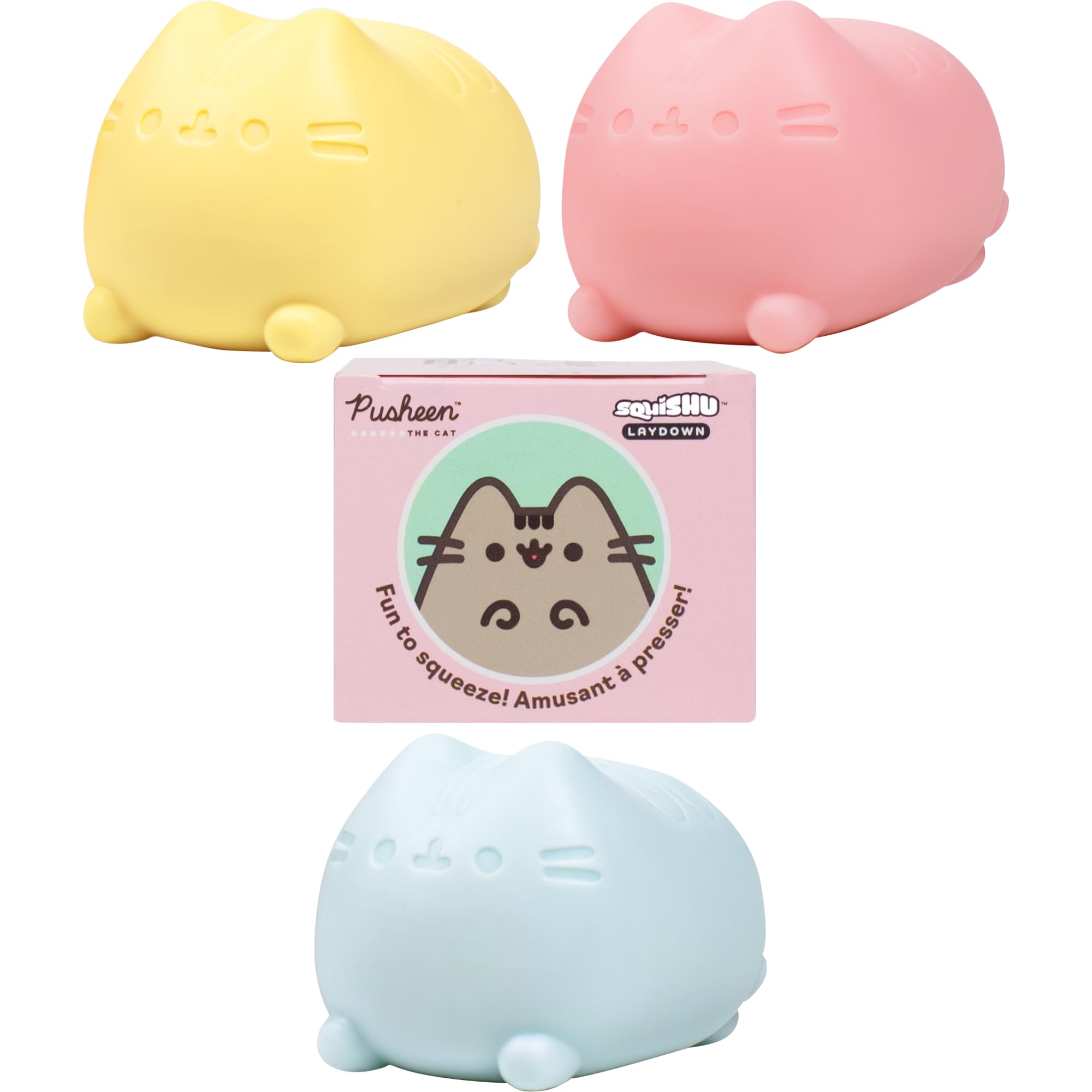 Pusheen The Cat SquiSHU - Soft Stretchy Fidget Toy Blind Box (Mystery Color) For Kids & Adults - Sensory Stress Relief