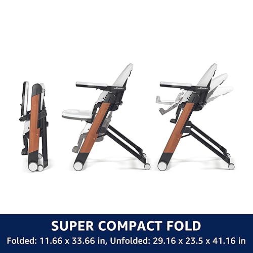 Peg Perego Siesta, Grow With Baby Folding High Chair Recliner