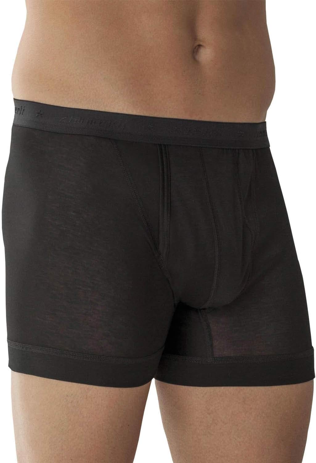 zimmerliZimmerli Royal Classic Fitted Boxer Brief (2528476) XL/Black