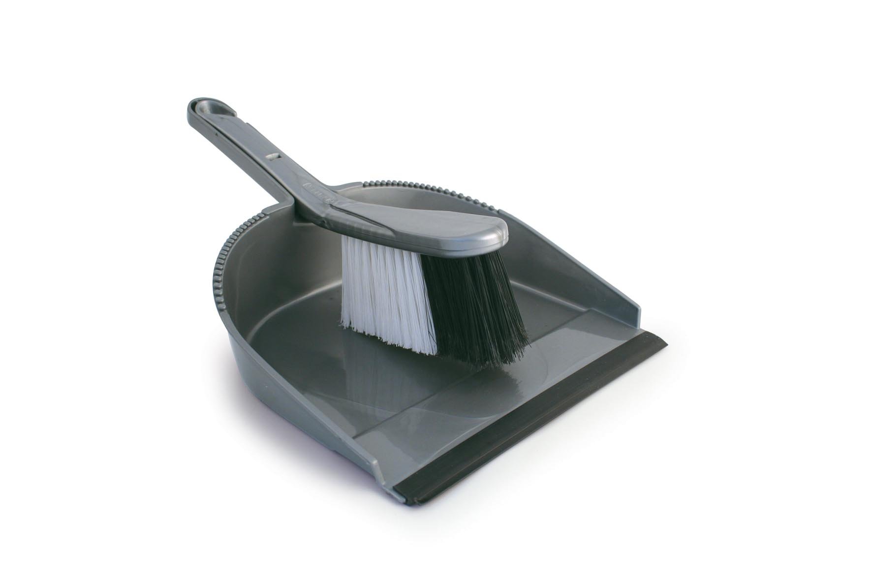 Bentley Industrial P8001/S Large Quality Dustpan and Brush Set, Silver