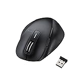 ELECOM Wireless Mouse Blue LED Grip Feeling EX-G