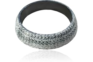 FSTURIOS ID 65mm Car Exhaust Gasket, High Grade Graphite Exhaust Flange Gasket Muffler Ring, Universal Leakproof Manifold Downpipe Exhausts Donut Gaskets Replacement for SUV Truck RV