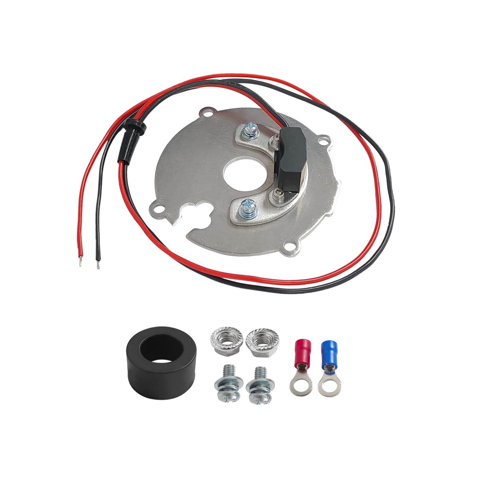 Photo 1 of *UNTESTED*
Tokinng 1146A Electronic Ignition Conversion Kit, Ignitor Ignition Kit 4Cyl Distributor for Mercruiser 120 140 OMC Waukesha Clark