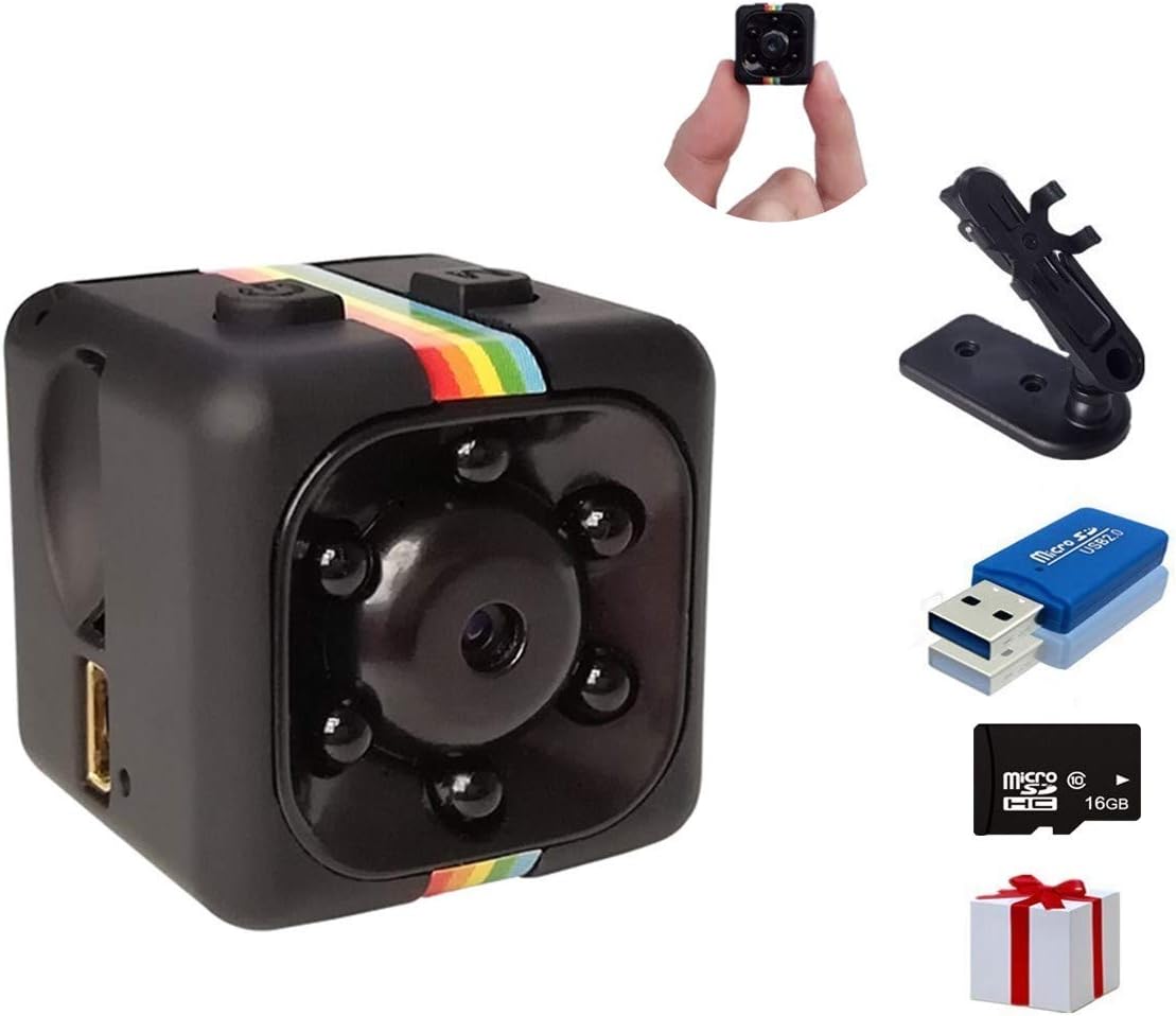 Spy Camera Papakoyal Hidden Camera Mini Camera Hd 1080p 7p Spy Cam Wireless Small Portable Night Vision Motion Detection For Home Car Drone Office With 16gb Card Card Reader Amazon Ca Camera