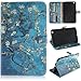 SM-T310/T311 Case, Galaxy Tab 3 8.0 Case,Dteck(TM) Colorful Cartoon Flip Stand Case with Card Slots Full Body Protective Synthetic Leather Wallet Cover for Samsung Galaxy Tab 3 8.0(Pear Flower)