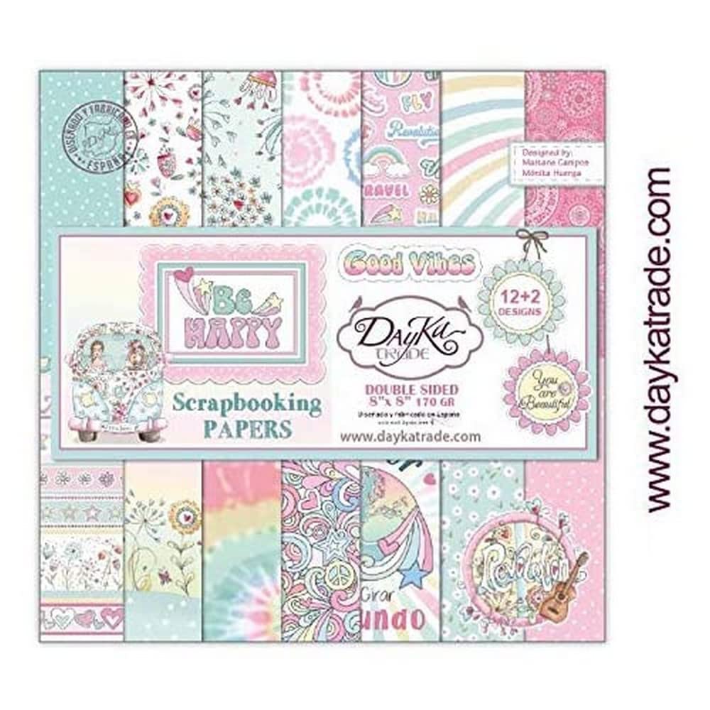 DAYKA Scrapbooking, White, M