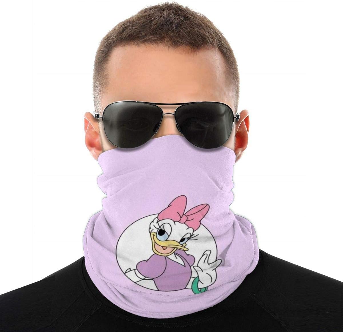 Cute Dumbo Outdoor Multi-Purpose Magic Scarf,Anti Dust Wind Uv Sun Neck Headwear Elastic Headband Gaiter Balaclava