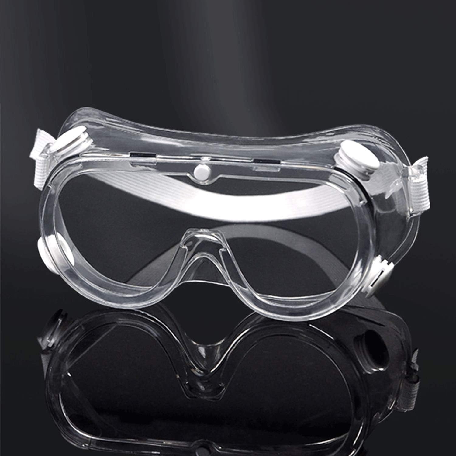 Goggles Safety Protective Goggles Anti virus For Medical Work Protective Liquid Splash Clear Lens Full View Glasses Adjustable Strap,High Definition Safety,Anti Dust Eye Protection (1 pcs)