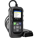 Car OBD2 Scanner Diagnostic Tool, Code Reader, Voltage Tester, Check Engine Light Fault Code, OBD2/EOBD for OBDII Protocol Car &amp; Truck Since 1996+