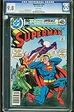 Superman #334-cgc 9.8 WP-NM-Great cover!-DC BRONZE HIGH GRADE