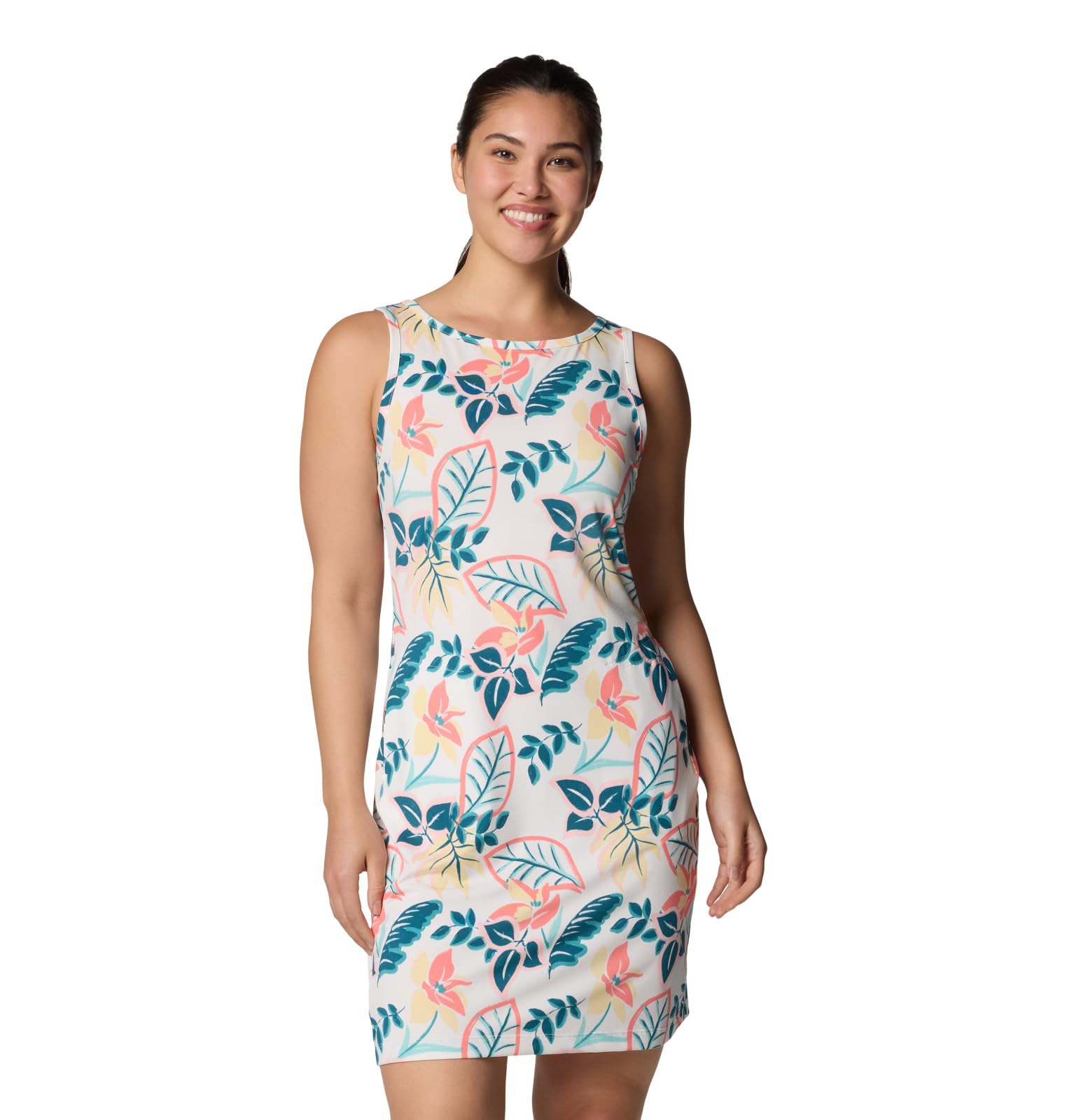 Columbia Women's Chill River Printed Dress, Alpenglow Pasteled, 3X Image