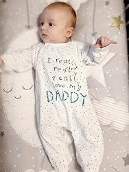 KuKitty Baby Boys Girls Romper I Really Love My