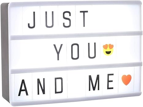 caja de luz led con letras caja de luz