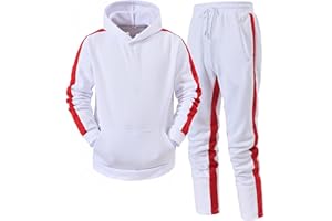 JMMSlmax Mens Tracksuit 2 Piece Hoodie Sweatsuit Sets Jogging Suits Long Sleeve Pullover Hoodie Athletic Jogging Sweatsuits