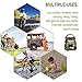 Solar Shower Bag Camp Shower with Removable Hose and On-Off Switchable Shower Head for Camping Beach Swimming Outdoor Traveling Hiking (5 Gallon) (Army Green)