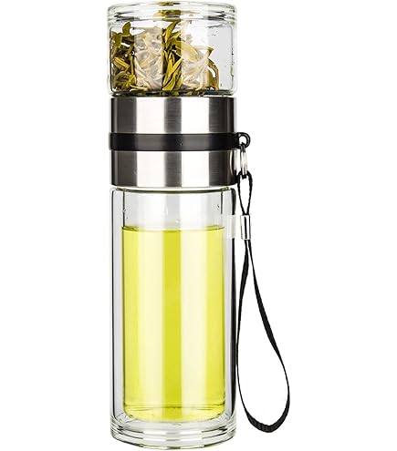 Tease Tea Infuser Tumbler - Glass & Bamboo 3-in-1 Travel Bottle For Tea, Coffee & Infused Water - View #10