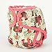One Size Cloth Diaper Cover Snap with Double Gusset (Red Elephant)