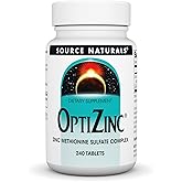 Source Naturals OptiZinc Zinc Methionine Sulfate Complex & Dietary Supplement - 240 Tablets