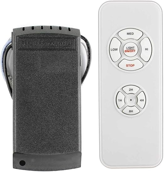 Lphumex Universal Ceiling Fan Remote Timing Wireless Control White