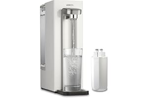 Brita Hub Compact Instant Powerful Countertop Water Filter System, Reduces 70+ Contaminants, 9 Cup Water Reservoir, Includes 6 Month Carbon Block Filter, White, 87344