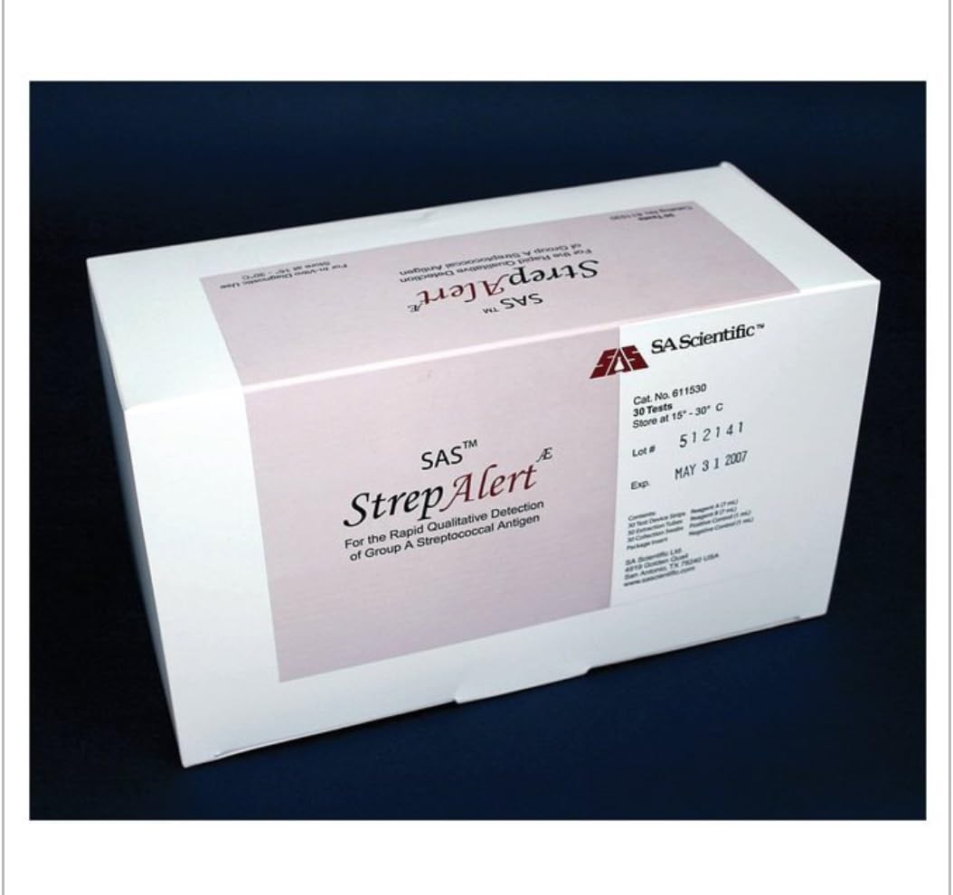 StrepAlert Test w/controls (30 tests/kit)