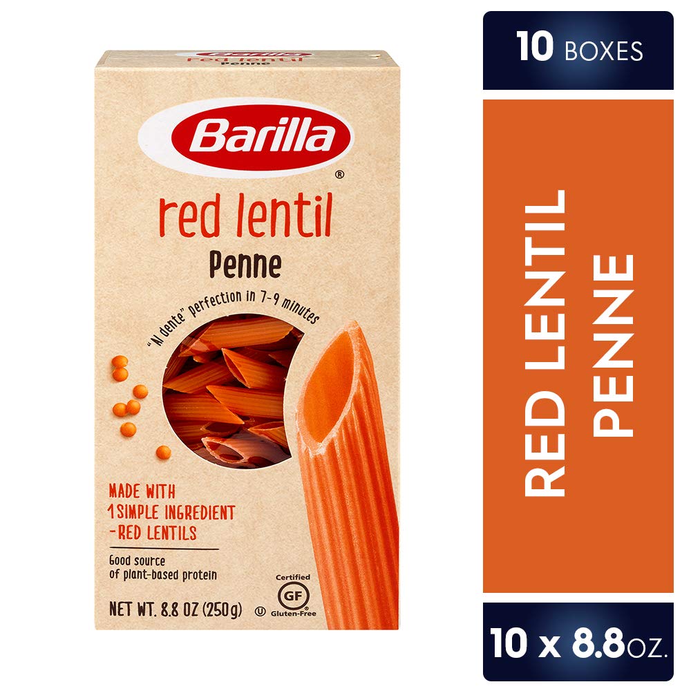 Amazon.com : Barilla Red Lentil Pasta, Gluten Free Pasta ...