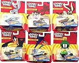 Looney Tunes Hot Wheels Die Cast Complete Set of 6 Cars
