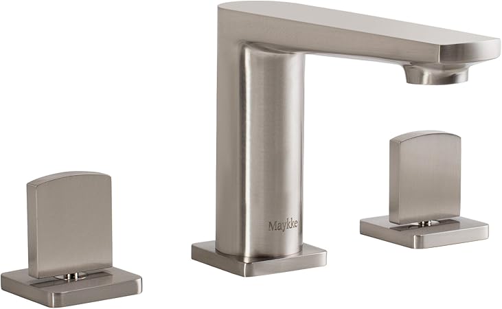 Maykke Adalbert 8 Widespread Sink Faucet Modern Three Piece