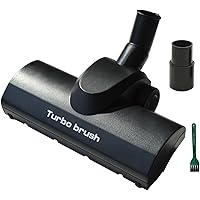 EZ SPARES Compatible with Universal Vacuum Cleaner Turbo Floor Brush Head 1 1/4" 32mm Turbo Brush with Longer Wiper Hardwood 