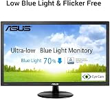 ASUS VP228H 21.5" Full HD 1ms LED Monitor VGA DVI HDMI 1920x1080 White view 3