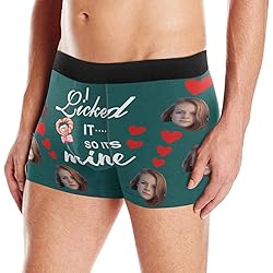 Custom Personalized Photo Printed Face Boxer, I