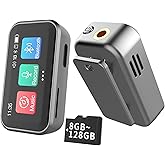 MP3 Player with Bluetooth,Portable Digital Lossless 32G Music Player with Built-in Speaker, 1.47 in Full Touch Screen, Digital Voice Recorder,E-Book,FM Radio,Mini Back Clip Design