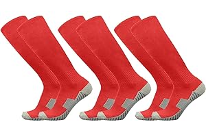 THAPLAY Baseball Socks 3 Pairs for Kid Youth Adult(4-20 Years Old) Team Sport Athletic Soccer Socks Cushion Softball Socks