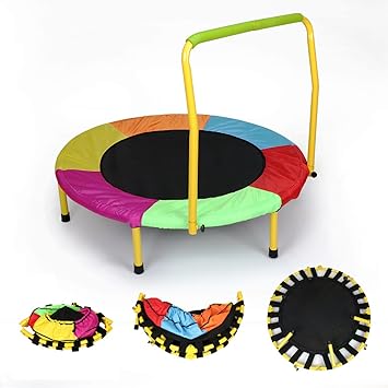 Jh Trampolino Elastico Tondo Pieghevole Per Bambini 95 Cm