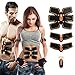 Shengmi Abdominal Toning Belt,Abs Trainer Body Muscle Toner, Waist Trimmer Belt, Abs Fit Training, Ab Belt Toning Gym Workout Machine,Unisex Fitness Training Gear