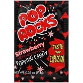 Pop Rocks Strawberry 0.33 oz Each (Pack of 24)