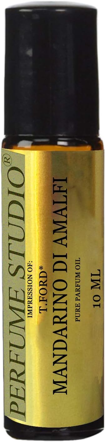 Perfume Oil IMPRESSION Compatible with Mandarino Di Amalfi; 10ml Glass Roller; 100% Pure Interpretation; Not Original Brand