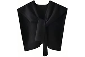 WaJuemy Sweater Shawl Wraps for Women Sweater Knitted Knotted Shawls Travel Casual Scarf Cape Shoulder Tops Fashion Wrap