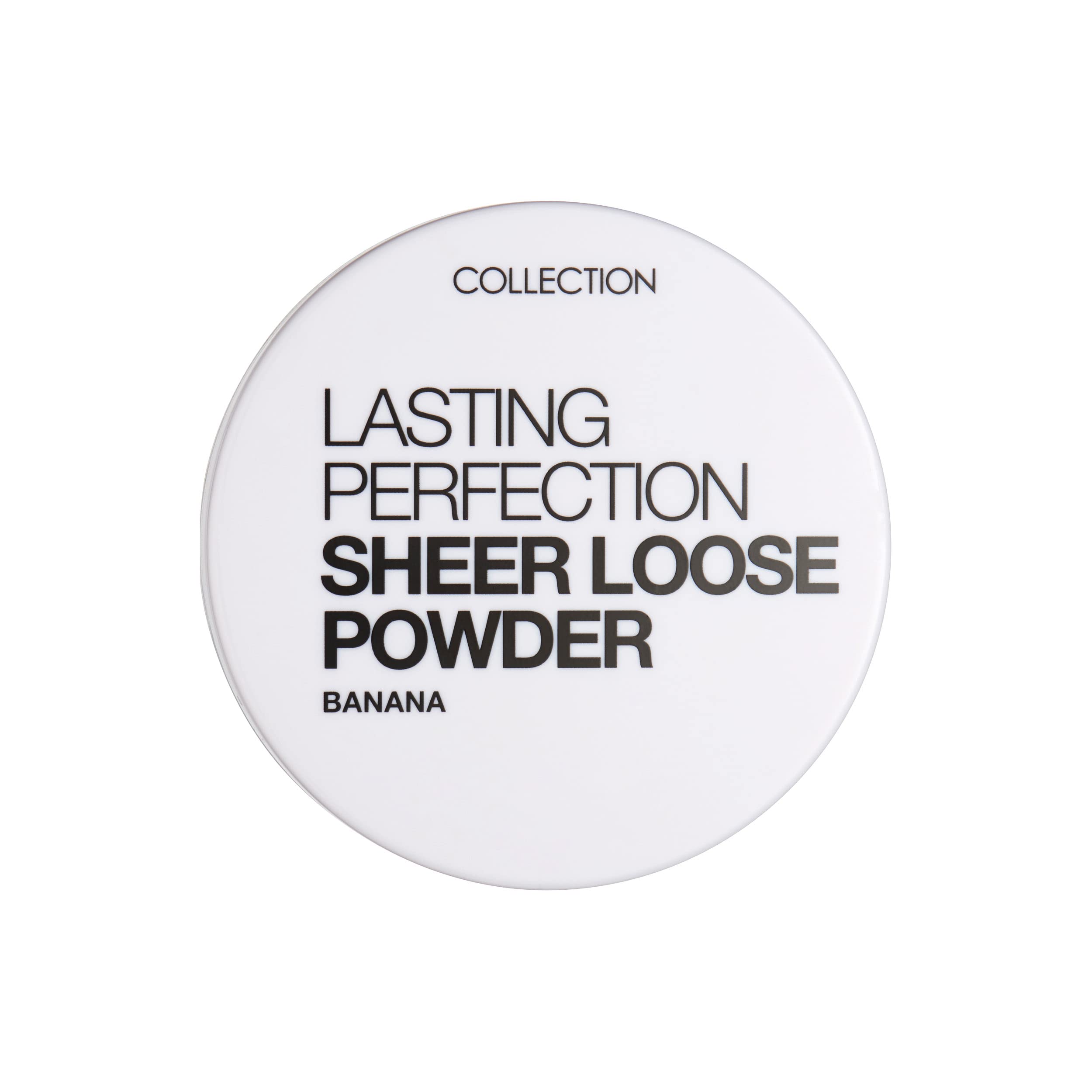 Collection Cosmetics Lasting Perfection Sheer Loose Powder, Lightweight Powder, 10g, Banana