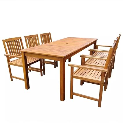 Festnight Set 1 Tavolo Rettangoalre E 468 Sedie Poltrone