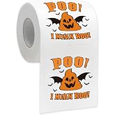 Funny Halloween Bathroom Decorations, Cute Halloween Toilet Papers for Women Men, Poo I Mean Boo Bath Room Toilet Paper, Spooky Home Decor, Novelty Halloween Gag Gift for Friends Coworkers