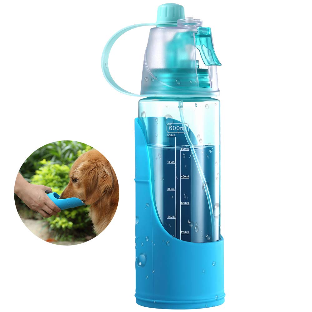 Pet Supplies 2in1 Use Portable Dog Water Bottle with Removable