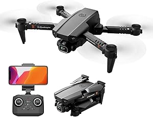 Mini FPV RC Drone with 4K/1080P Dual Camera, Foldable RC Drones Quadcopter RTF, WiFi, VR 3D Experience, 2.4GHz Drones for Kids Beginners