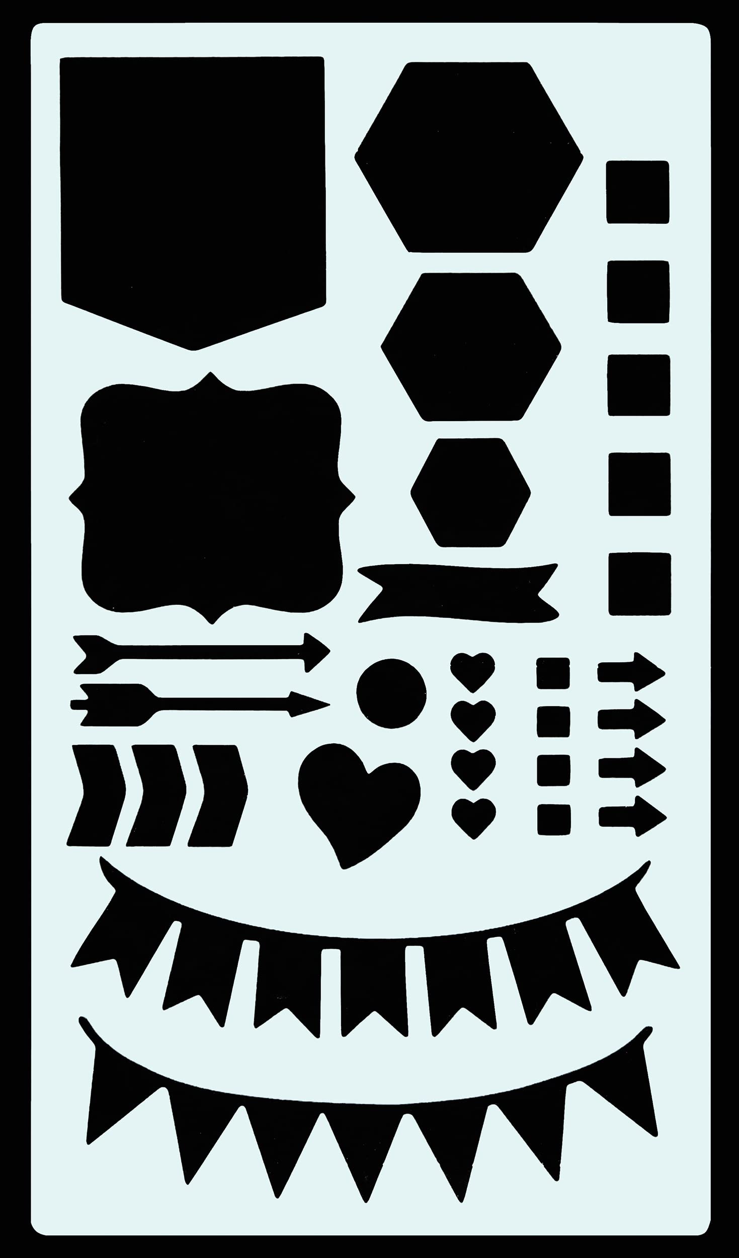 Dotted Journal Stencil Set (Over 300 designs that are great for bullet journaling, planners, and notebooks)