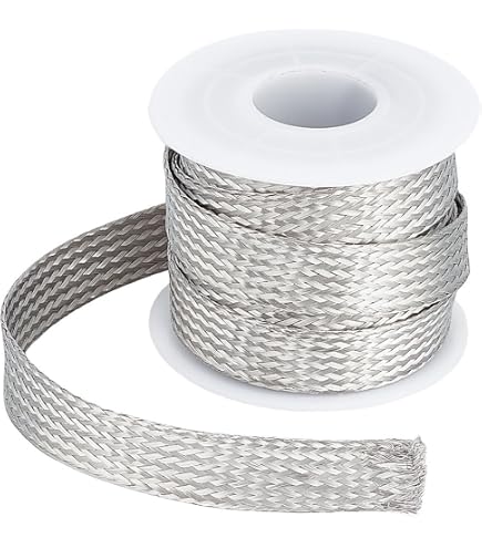 thumbnail image 2 of Precision Auto Labs Blue Stainless Steel Braided Hose Sleeve Kit – Universal 2 of 4