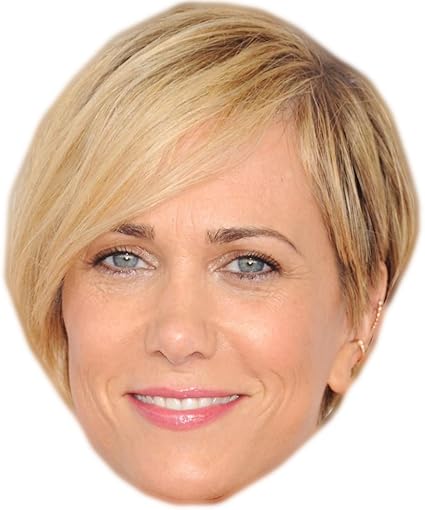Kristen Wiig Celebrity Maske Karton Gesicht Und Kostum Maske Amazon De Kuche Haushalt
