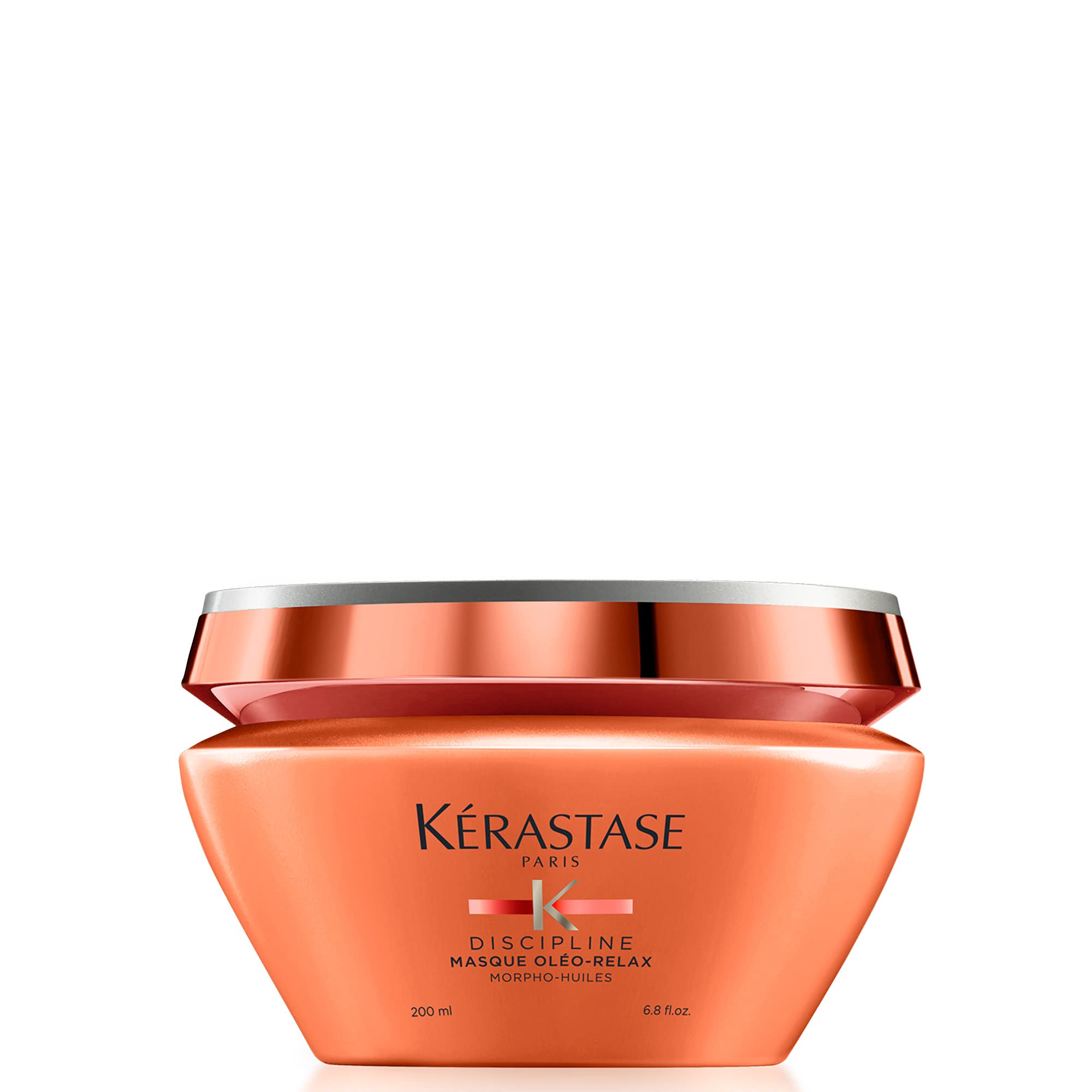 Kerastase Discipline Masque Oleo-Relax Hair Mask | Deep Nourishing | Moisturizes Hair and Provides Shine | With Shorea Butter and Coconut Oil | For All Hair Types | 6.8 Fl Oz