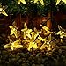 Original Starfish Solar String Lights, 20ft 30 LED Fairy Halloween Christmas Lights Decorative Lighting for Indoor/Outdoor, Garden, Home, Patio, Lawn, Party and Holiday Decorations(Warm White)