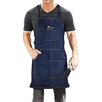 DENIM DUNGAREE PROBAN® CRAFTMAN APRON Amazon.com: Dadidyc Black Denim Aprons for Men/Women with