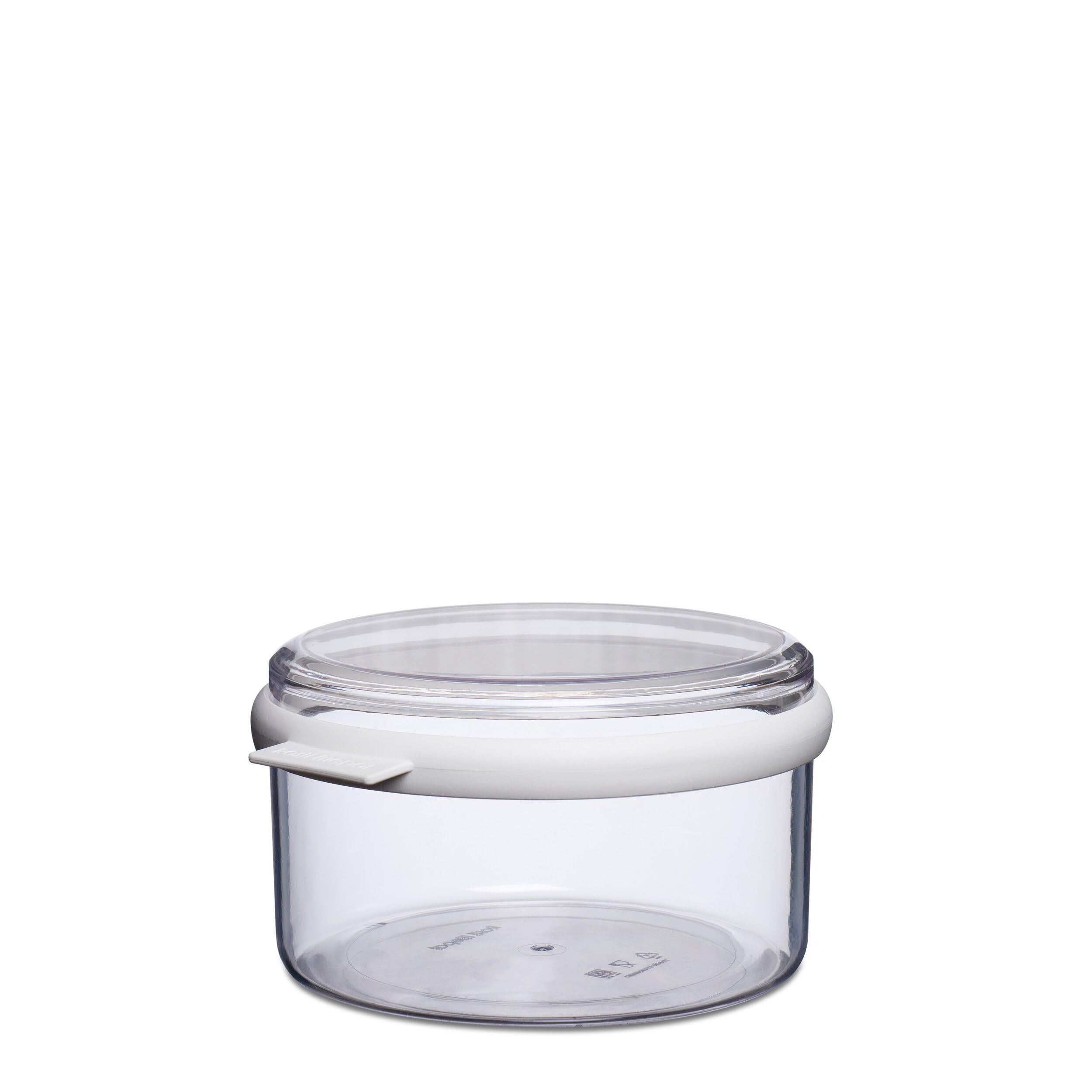 Mepal - Contenitore per alimenti Stora - Contenitore Trasparente con Coperchio per Alimenti Secchi - Contenitore per l'Organizzazione della Cucina - Contenitore per Biscotti e dolci - 1500 ml - White